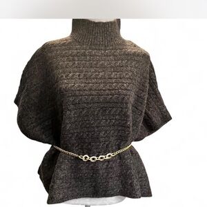 beachlunchlounge Dark Gray Turtleneck Sweater